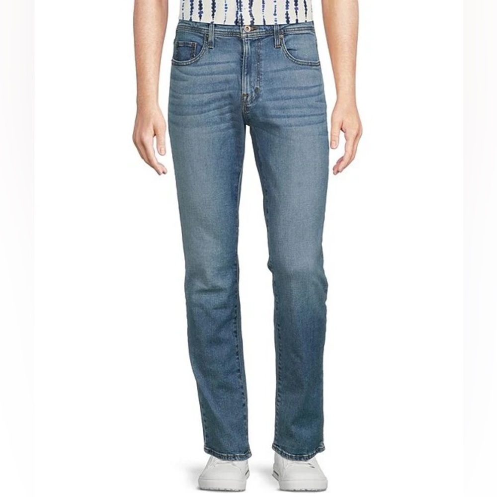 Cremieux Mens Premium Jeans 29X30 Straight Leg Stretch Light Blue NWT